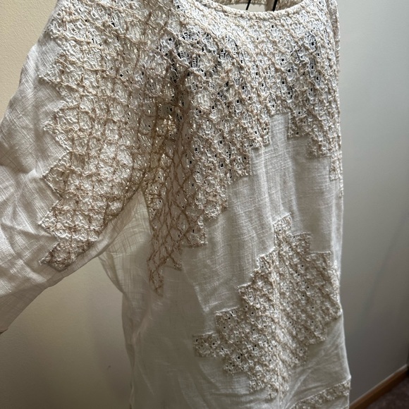 NWOT Free People embroided tunic dress - Picture 6 of 8